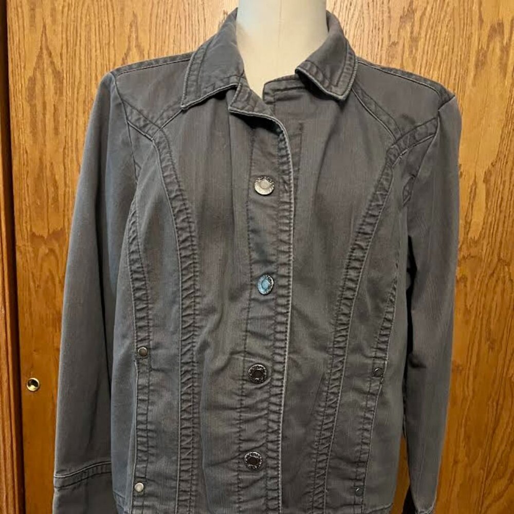 Christopher & Banks / Grey Denim Jacket / Size L